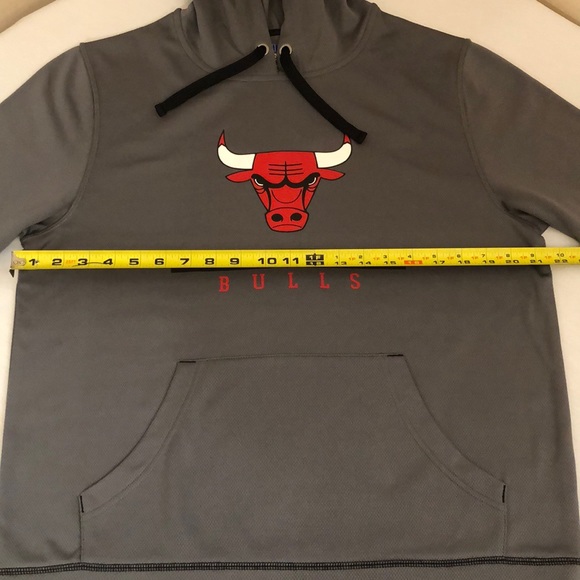 Chicago Bulls Sweatshirt Mens Medium NBA TX3 Warm - Picture 6 of 8